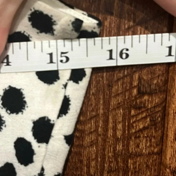 Loft‎ women’s white and black polka dot sleeveless midi dress size xsmall petite - Picture 5 of 7